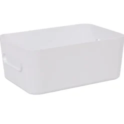 Gifi Aménagement Salle De Bain^Boîte de rangement salle de bain blanche SmartStore Compact Taille M