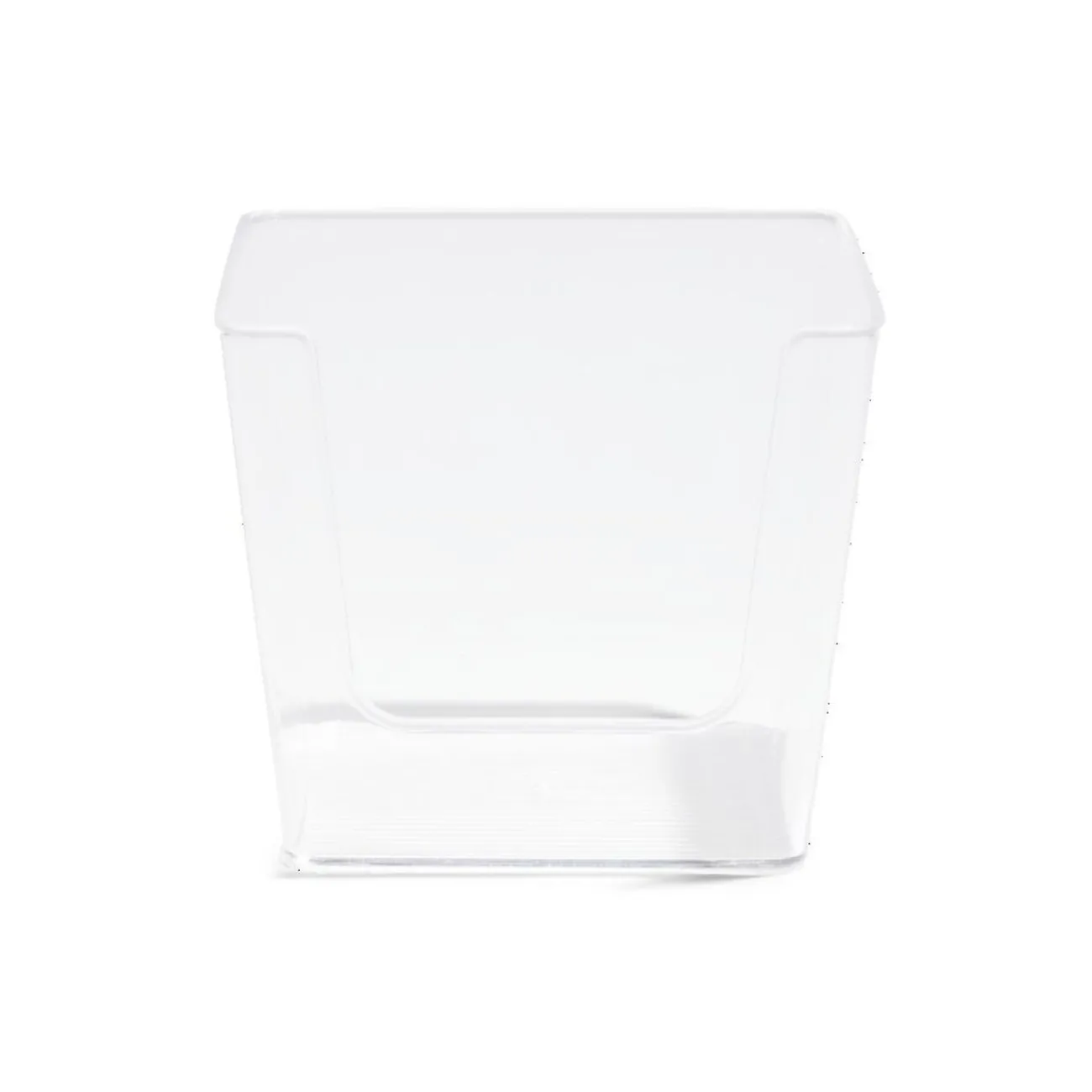 Gifi Aménagement Salle De Bain^Boîte de rangement salle de bain plastique transparent 16,5x16,5xH14,5 cm