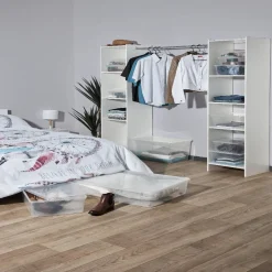 Gifi Rangement|Boîte de rangement transparente 18 L