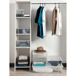 Gifi Rangement|Boîte de rangement transparente 22 L