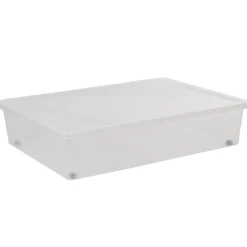 Gifi Rangement|Boîte de rangement transparente 55 L