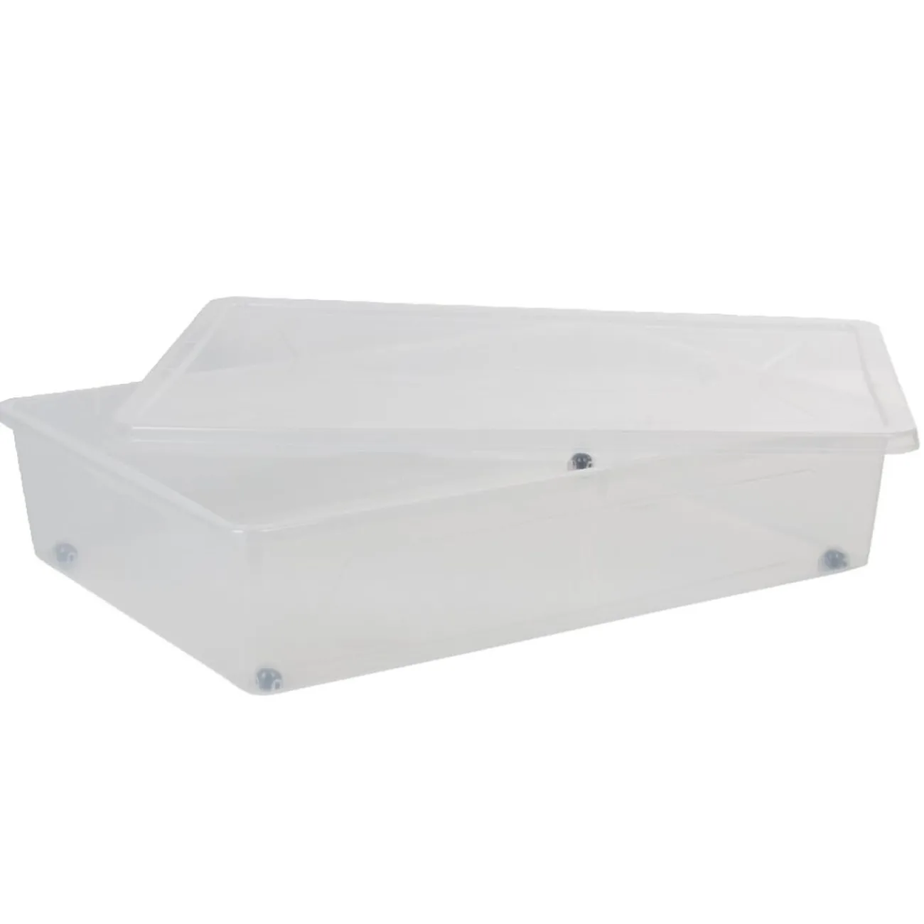 Gifi Rangement|Boîte de rangement transparente 55 L