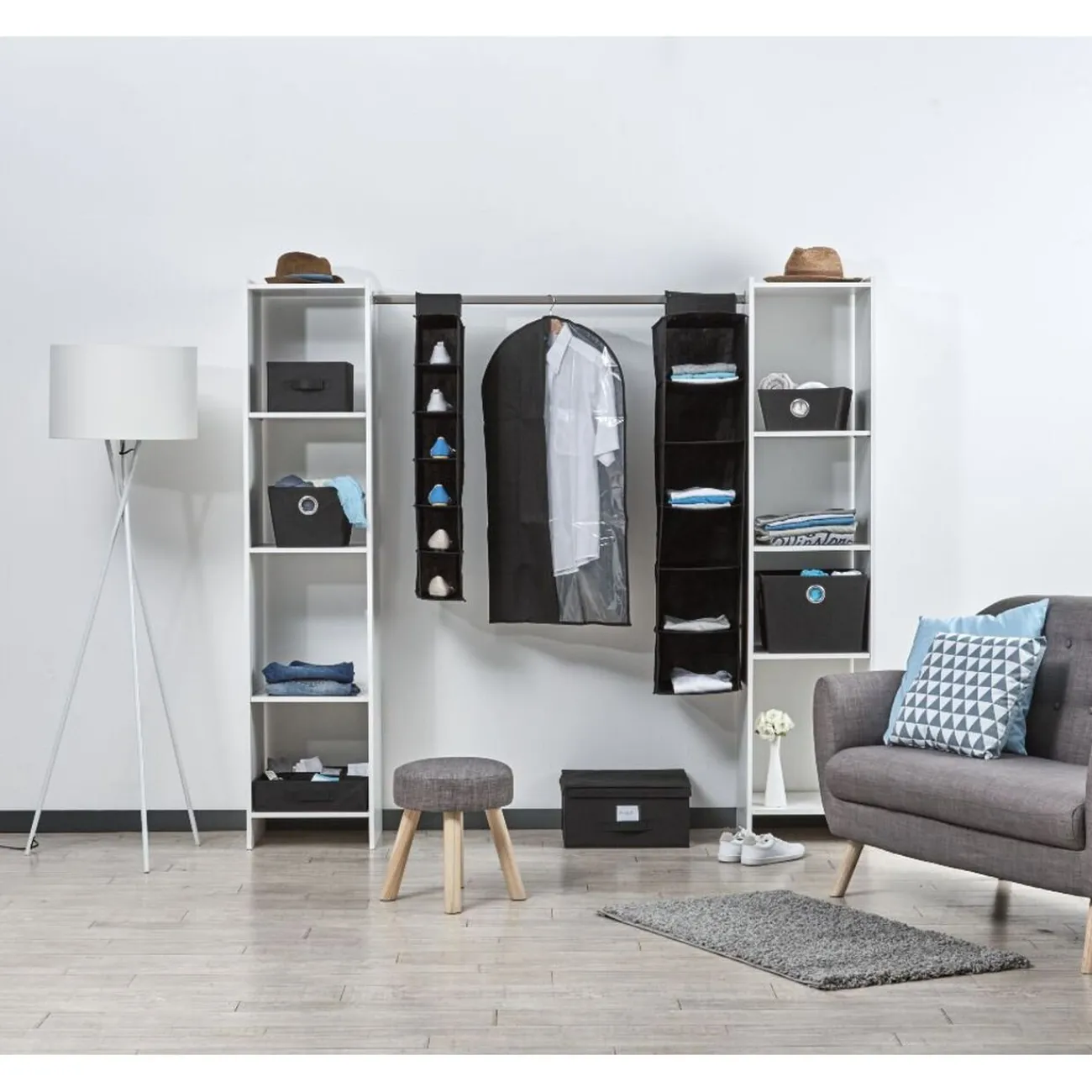 Gifi Entretien Du Linge|Boîte de rangement 40x40xH20 cm