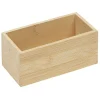Gifi Aménagement Salle De Bain^Boîte en bambou organisateur L.15xl.7,5xH.6,5 cm