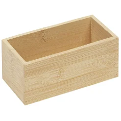 Gifi Aménagement Salle De Bain^Boîte en bambou organisateur L.15xl.7,5xH.6,5 cm