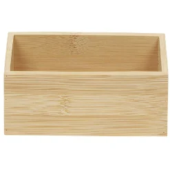 Gifi Aménagement Salle De Bain^Boîte en bambou organisateur L.15xl.7,5xH.6,5 cm