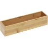 Gifi Aménagement Salle De Bain^Boîte en bambou organisateur L.30xl.7,5xH.6,5 cm