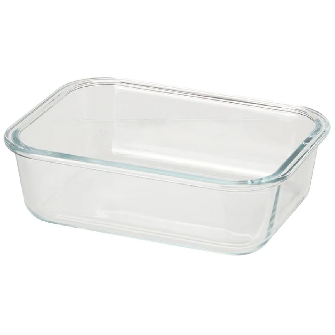 Gifi Boîte en verre et bambou 1 L