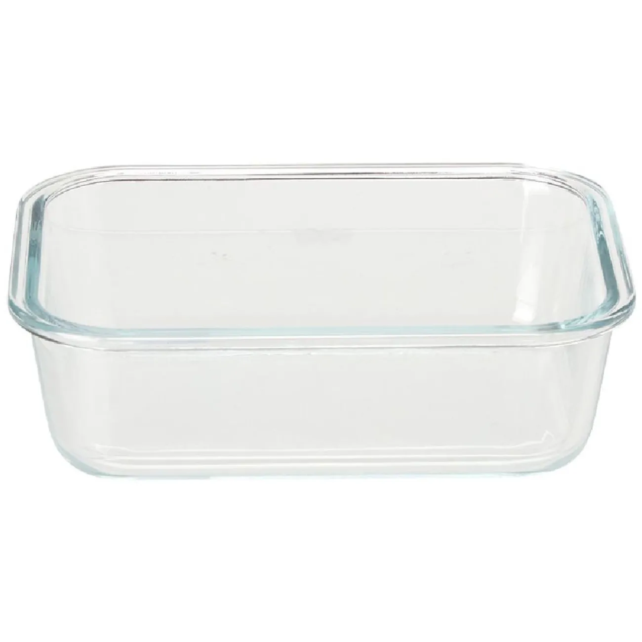 Gifi Boîte en verre et bambou 1 L