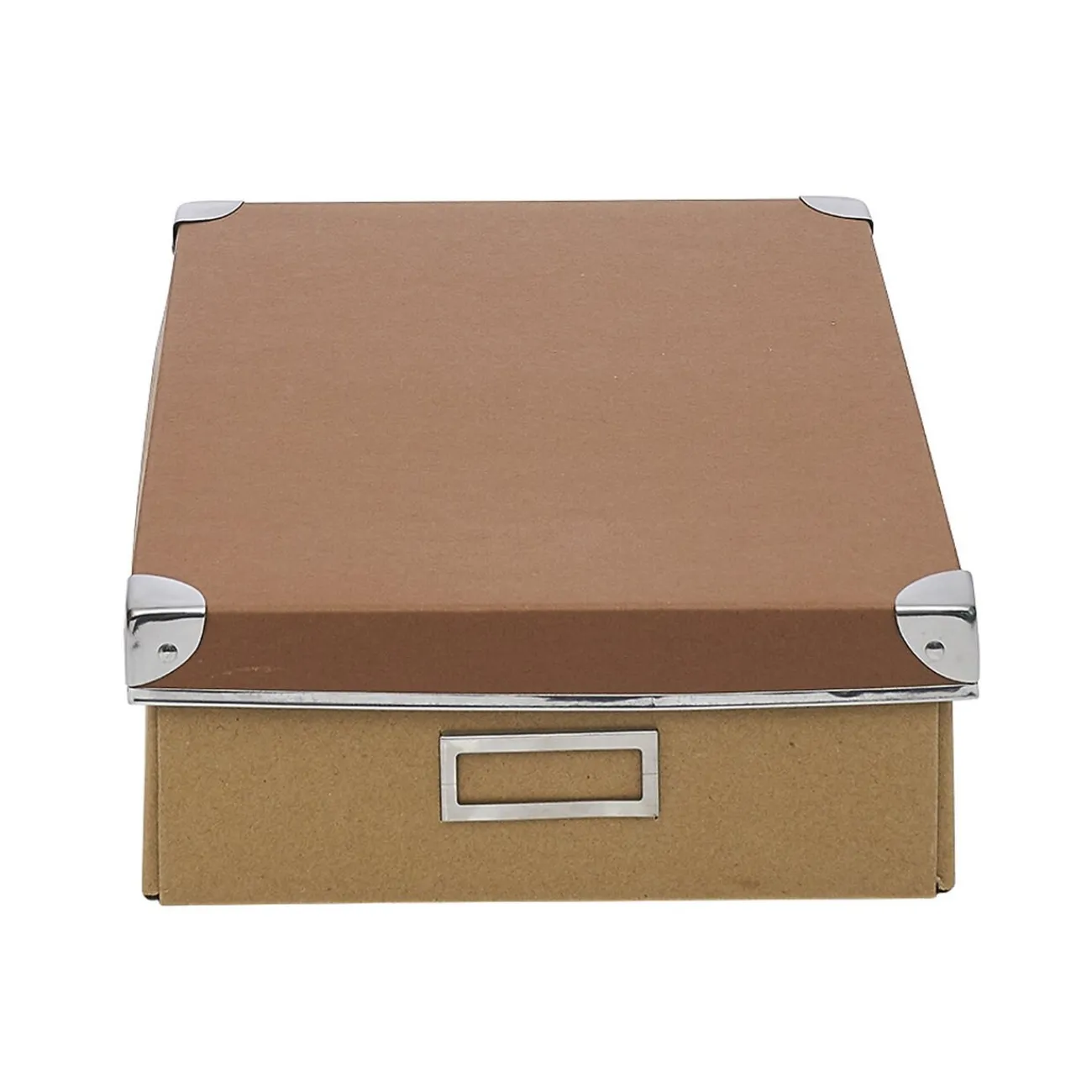 Gifi Rangement|Boîte gigogne x3 en carton avec renfort métal