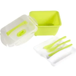 Gifi Boîte Lunch box compartimenté avec couvert