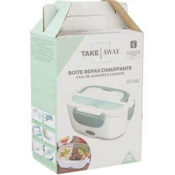 Gifi Boîte lunch chauffante 2 compartiments 1 cuillère