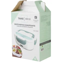Gifi Boîte lunch chauffante 2 compartiments 1 cuillère