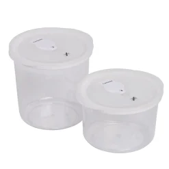 Gifi Boîte machine sous vide transparente x2