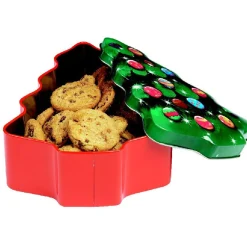 Gifi Boîte métal sapin de Noël