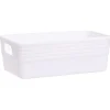 Gifi Aménagement Salle De Bain^Boîte plastique blanc 20x11xH7cm