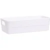 Gifi Aménagement Salle De Bain^Boîte plastique blanc 25x11xH7cm