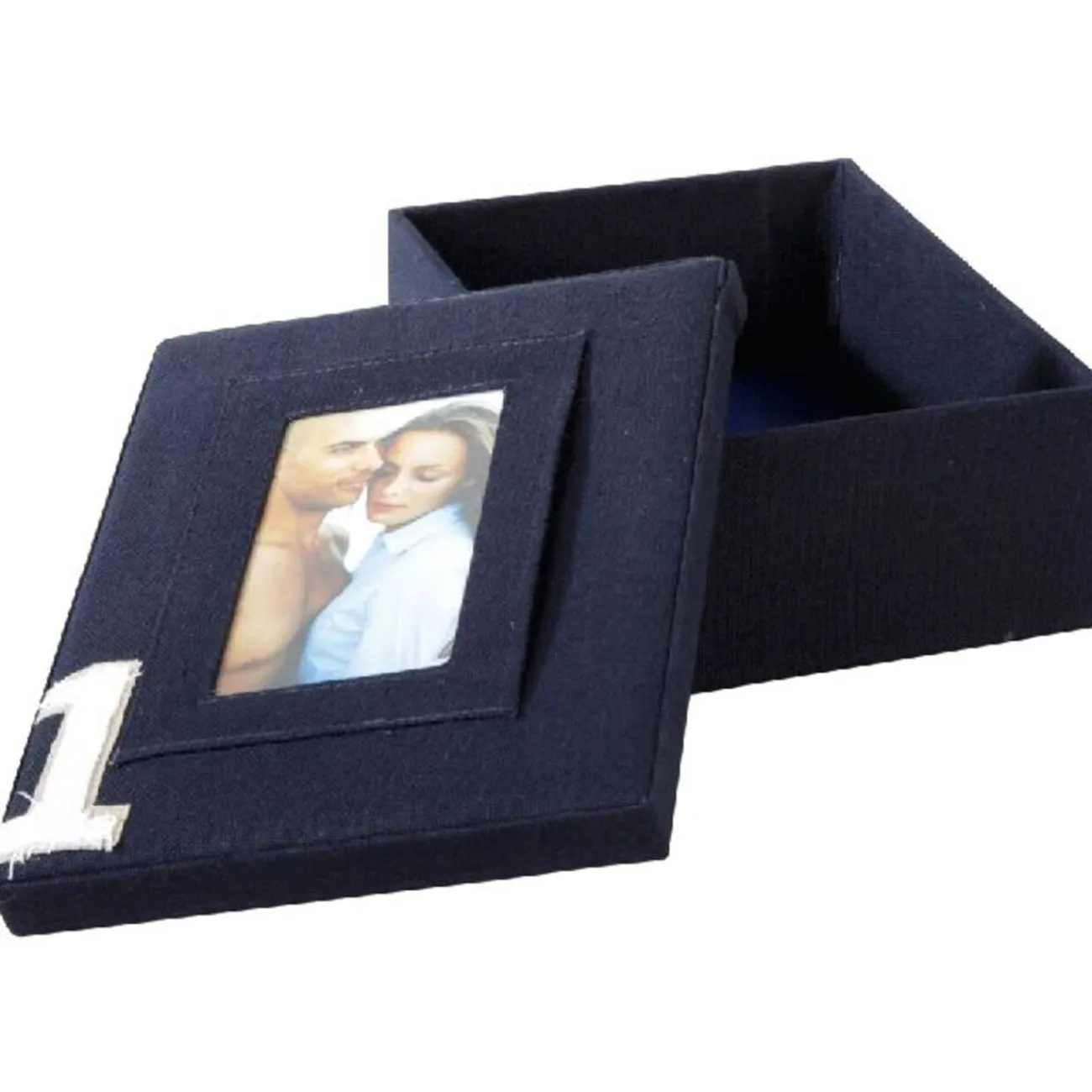 Gifi Rangement|Boîte porte photo jean