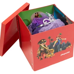 Gifi Rangement|Boîte rangement tapis de jeu Playmobil Pirate