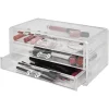 Gifi Beauté^Boîte rectangulaire 3 tiroirs transparents
