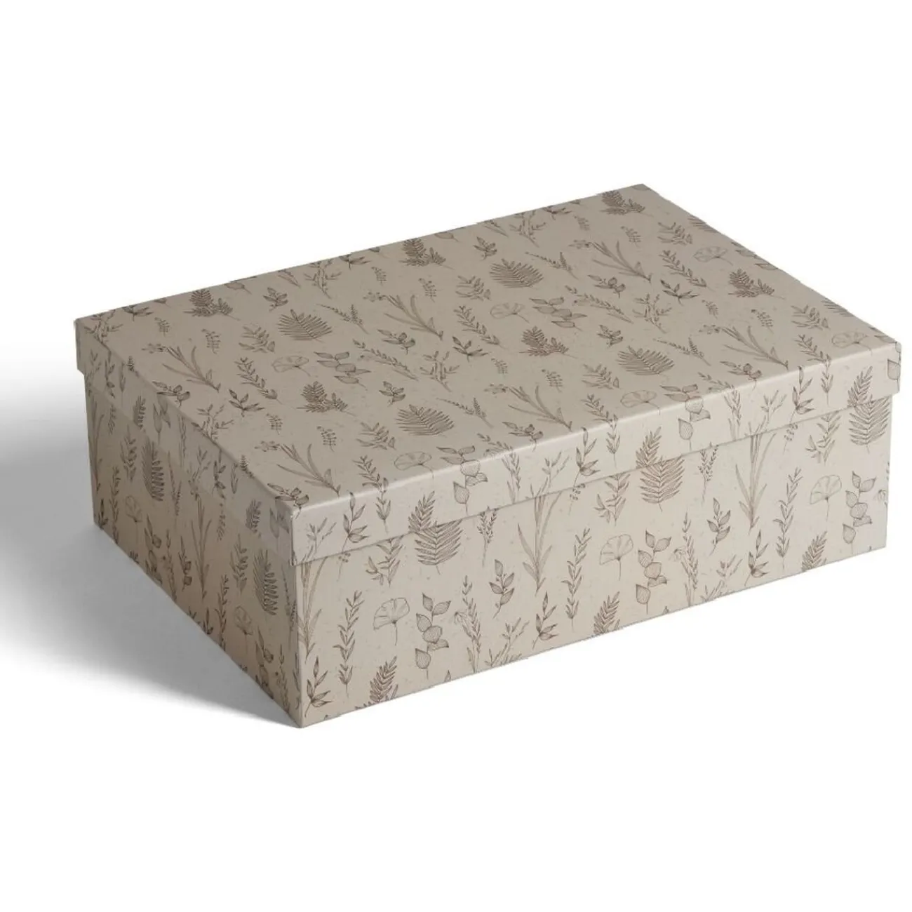Gifi Rangement|Boîte rectangulaire en carton imprimé 44x31xH15cm