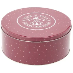 Gifi Boîte ronde en métal pour gâteaux de Noël