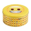 Gifi Boîte ronde métallique design Emoji face