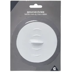 Gifi Equipement Douche^Bouche évier en silicone blanc