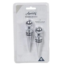 Gifi Bouchon à vin en inox X2