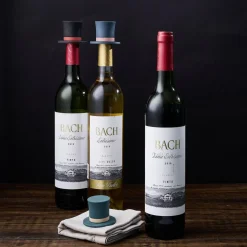 Gifi Bouchon silicone bouteille de vin forme chapeau Ø3,5xH6cm