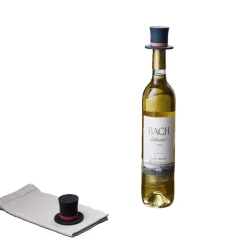 Gifi Bouchon silicone bouteille de vin forme chapeau Ø3,5xH6cm
