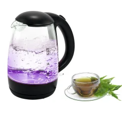 Gifi Bouilloire LED sans fil couleurs variables Homday en verre 1,7 L