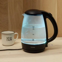 Gifi Bouilloire LED sans fil couleurs variables Homday en verre 1,7 L