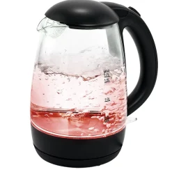Gifi Bouilloire LED sans fil couleurs variables Homday en verre 1,7 L
