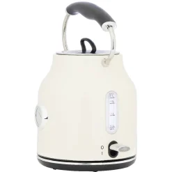 Gifi Bouilloire rétro indicateur température blanc crème 1,7 L