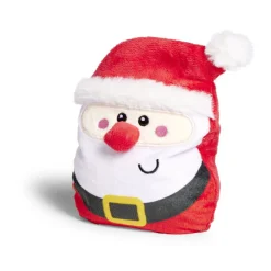 Gifi Bien-Être^Bouillote Père Noël rouge et blanc 15,5x16,5cm