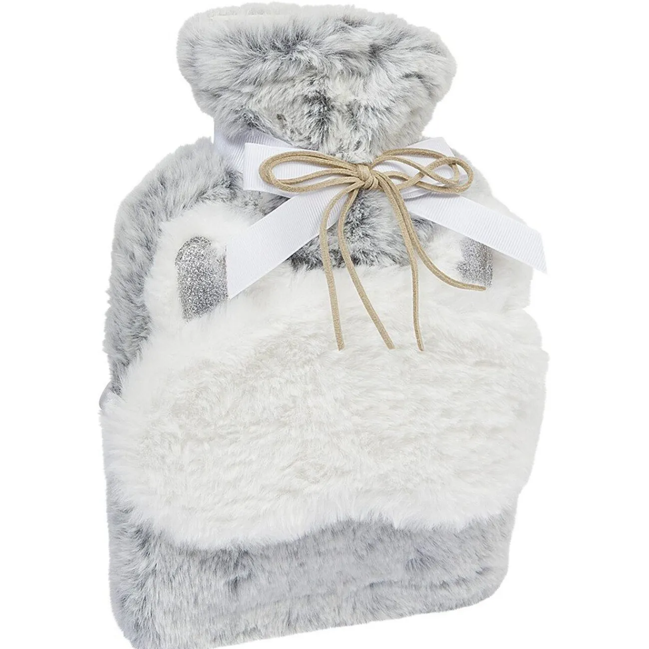 Gifi Bien-Être^Bouillotte et masque pour les yeux effet fourrure