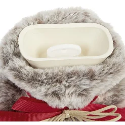 Gifi Bien-Être^Bouillotte et masque pour les yeux effet fourrure