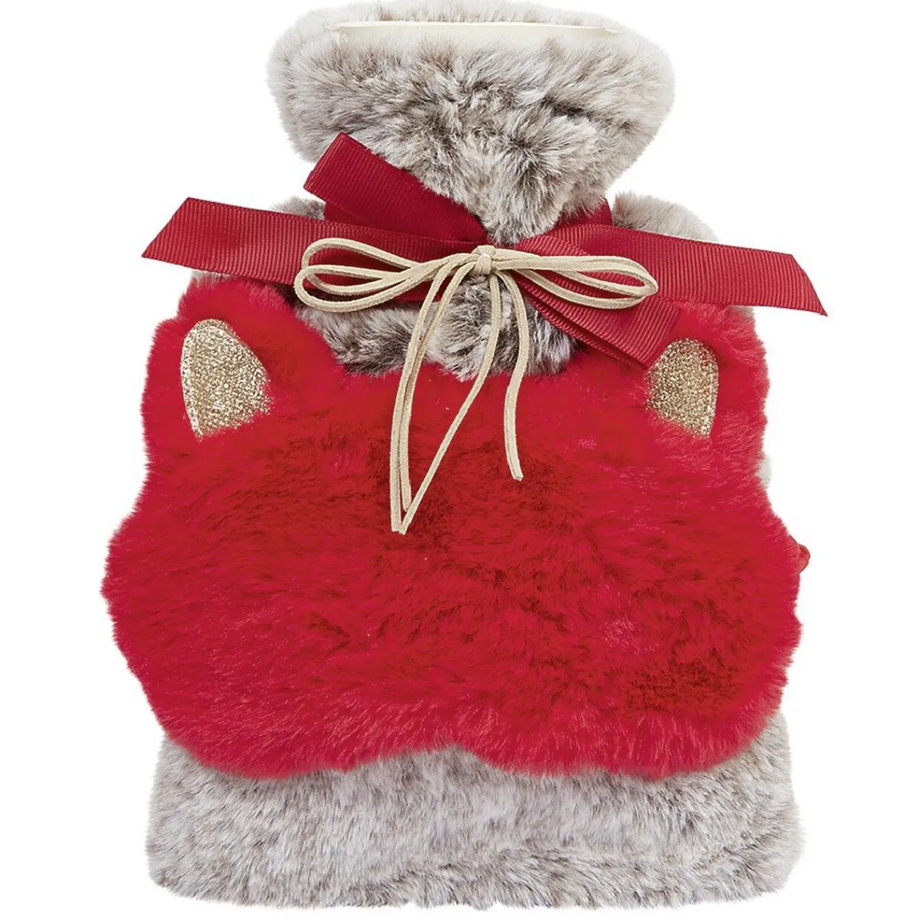 Gifi Bien-Être^Bouillotte et masque pour les yeux effet fourrure