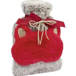 Gifi Bien-Être^Bouillotte et masque pour les yeux effet fourrure