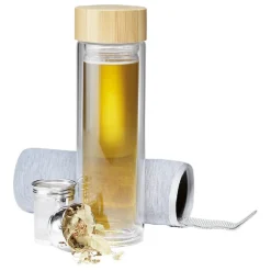 Gifi Bouteille à thé isotherme avec housse 330 ml