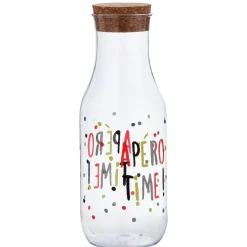 Gifi Bouteille apéro time + bouchon liège