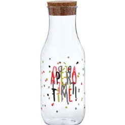 Gifi Bouteille apéro time + bouchon liège