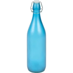 Gifi Bouteille en verre effet givré 1 L