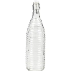 Gifi Bouteille en verre transparent 1 L