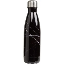 Gifi Bouteille isotherme inox noir effet marbre 500 ml