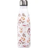 Gifi Bouteille isotherme inox motif fleur rose 500 ml