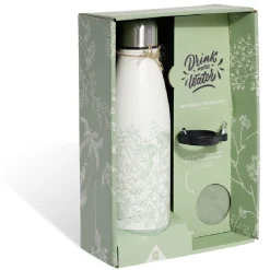 Gifi Bouteille isotherme 480ml avec housse vert