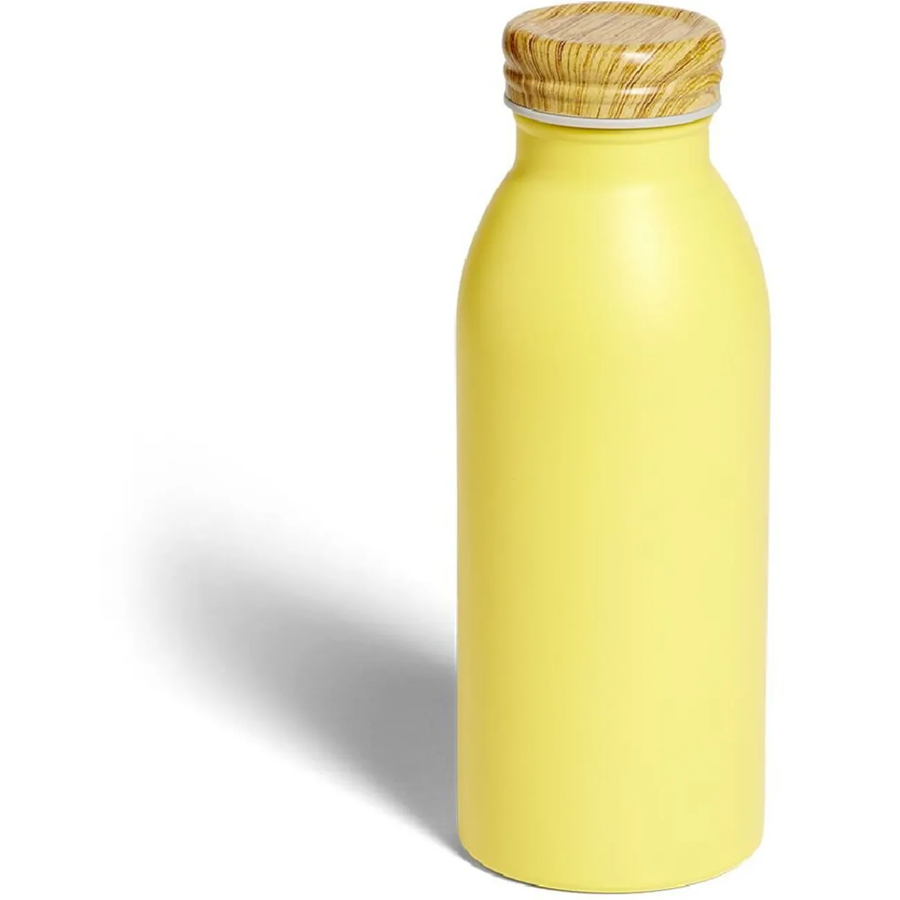 Gifi Bouteille isotherme 400ml inox et bois - 4 coloris