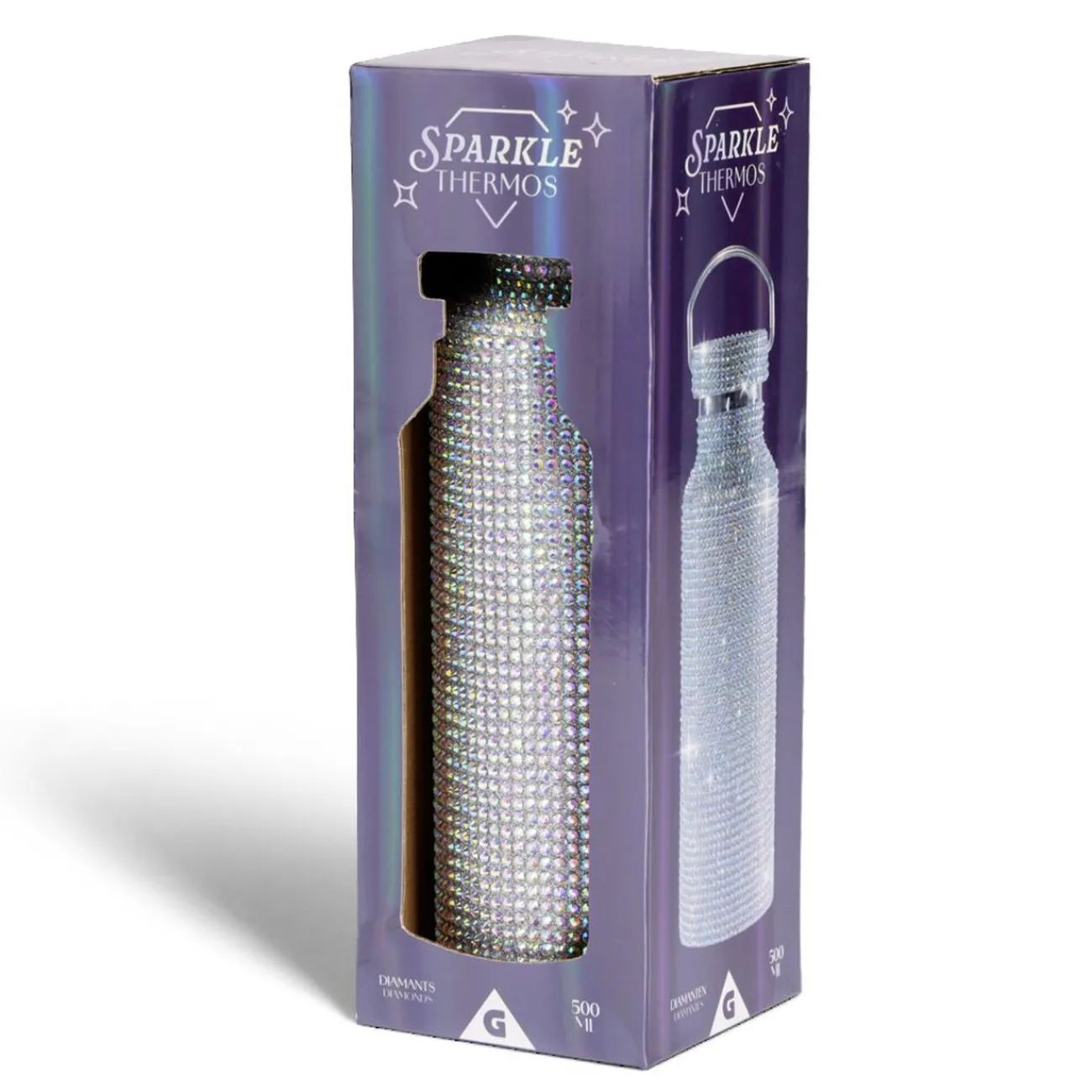 Gifi Bouteille isotherme strass inox 500ml